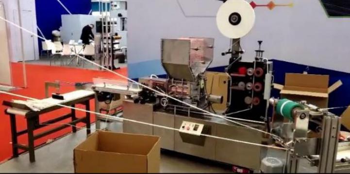 Automatische Papierstrohzähl- und Verpackungsmaschine